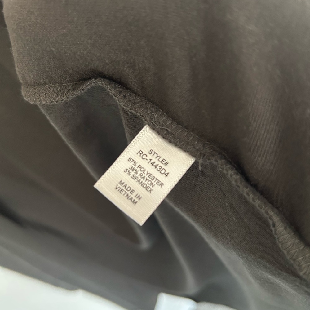 Gray Open Front Cardigan - Picture 4 of 4